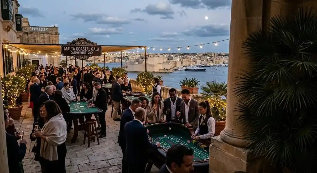 Exclusive offline place intended for organizing events, offering paid reservations for gambling sessions (roulette, poker, blackjack) purely for entertainment purposes